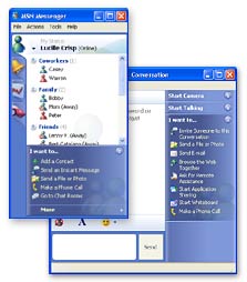 MSN Messenger Screen
